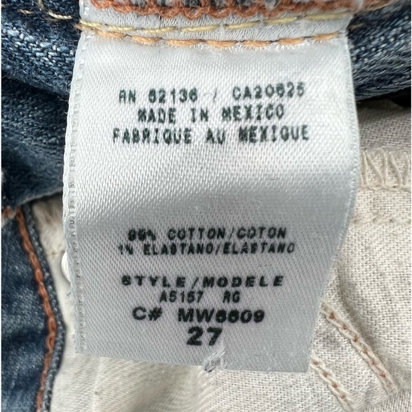 Guess Jeans Daredevil Bootcut Distressed Denim Jeans Size 27 Women's - Picture 4 of 6